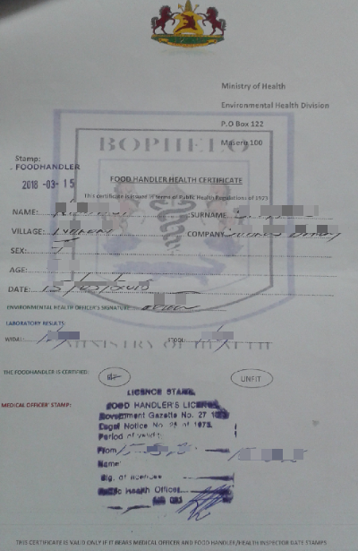 How To Get A Food Handlers Certificate In Kenya MymagesCentral